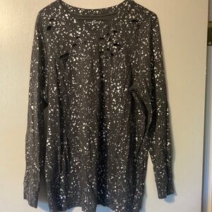 Torrid LoveSick Distressed Tee.  1X.